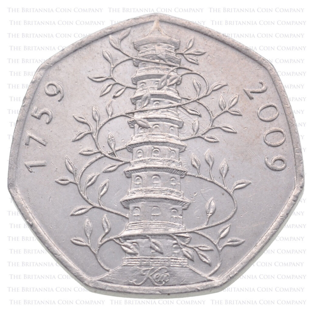 2009 Kew Gardens 50p Coin Design