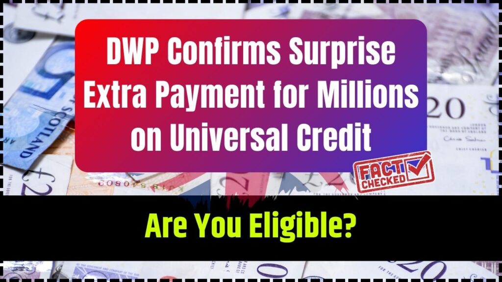 DWP Confirms Surprise Extra Payment for Millions on Universal Credit—Are You Eligible? 1 DWP Confirms Surprise Extra Payment for Millions on Universal Credit