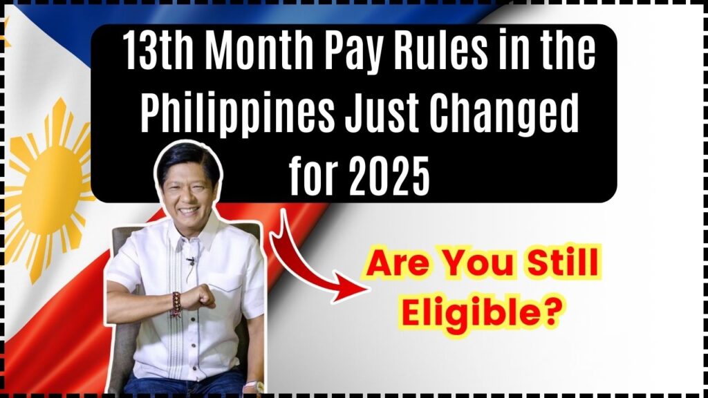 13th Month Pay Rules in the Philippines Just Changed for 2025; Are You Still Eligible? 1 13th Month Pay Rules in the Philippines Just Changed for 2025