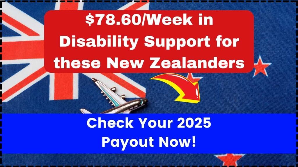 $78.60/Week in Disability Support for these New Zealanders – Check Your 2025 Payout Now! 1 $78.60Week in Disability Support for these New Zealanders