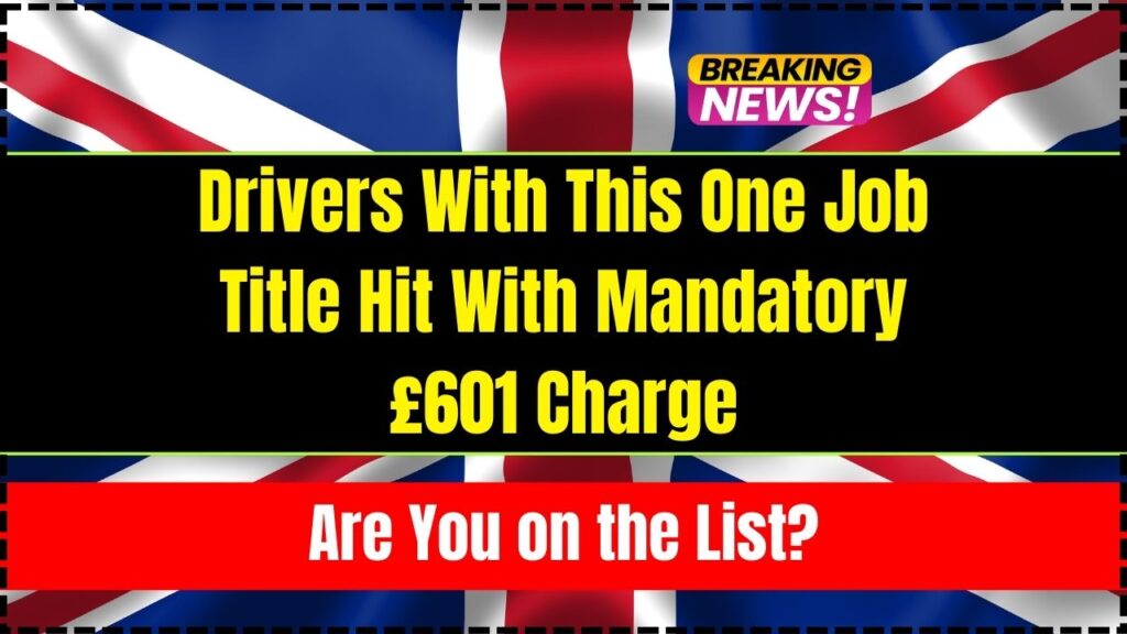 Drivers With This One Job Title Hit With Mandatory £601 Charge; Are You on the List? 1 Drivers With This One Job Title Hit With Mandatory £601 Charge