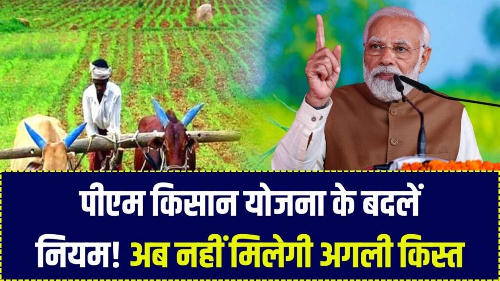 PM Kisan Yojana: किसानों के लिए बड़ा झटका! बदल गया पीएम किसान योजना का नियम, इनको नहीं मिलेगी अगली किस्त 1 PM Kisan Yojana: किसानों के लिए बड़ा झटका! बदल गया पीएम किसान योजना का नियम, इनको नहीं मिलेगी अगली किस्त