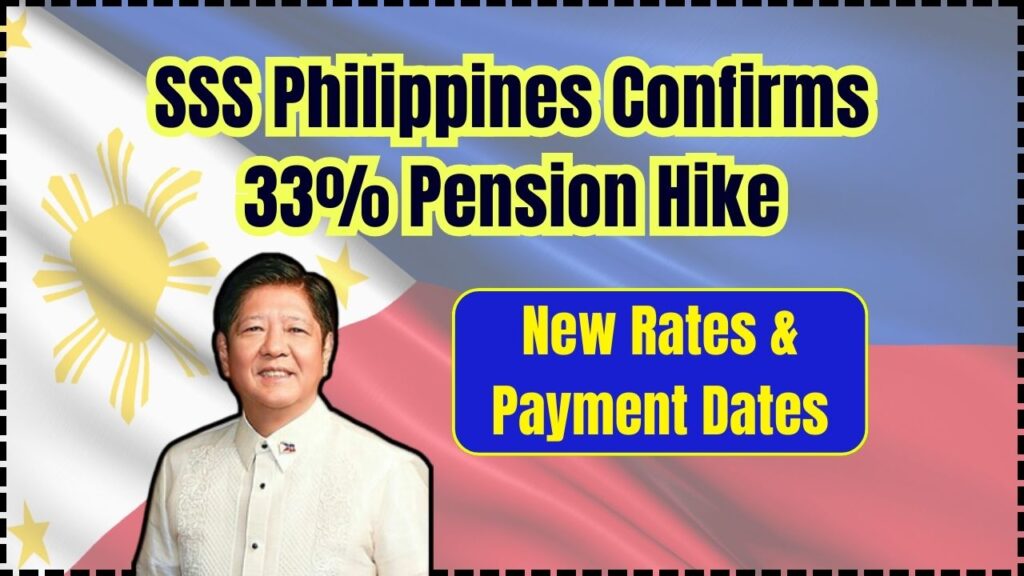 SSS Philippines Confirms 33% Pension Hike – New Rates & Payment Dates 1 SSS Philippines Confirms 33% Pension Hike