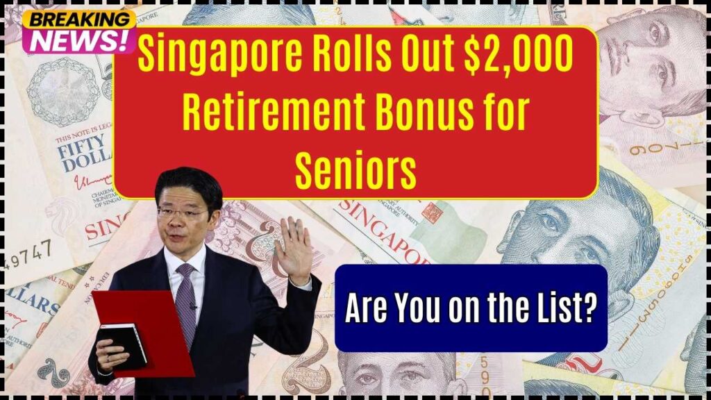 Singapore Rolls Out $2,000 Retirement Bonus for Seniors – Are You on the List? 1 Singapore Rolls Out $2,000 Retirement Bonus for Seniors